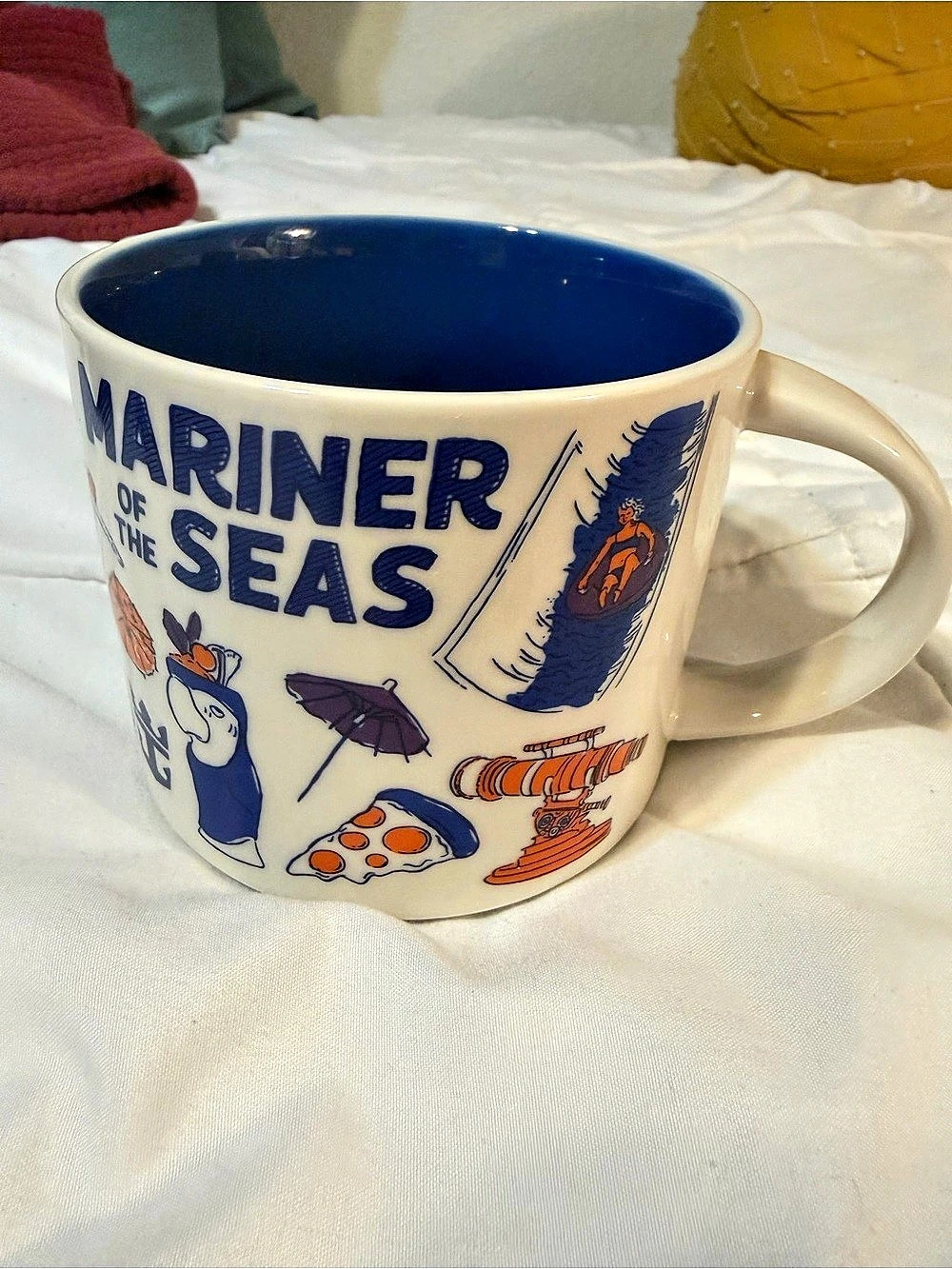 Starbucks Royal Caribbean Mariner of the Seas Been There Series Mug White & Blue